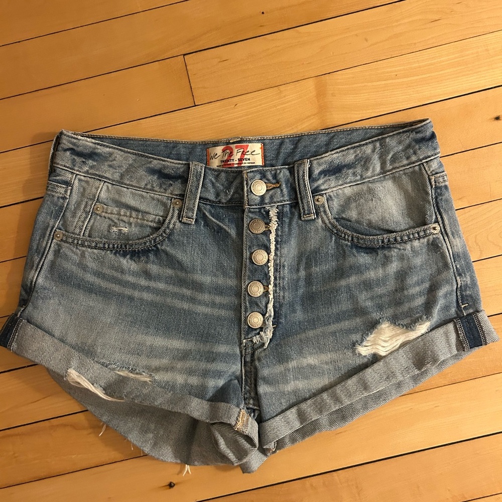We The Free Women's Blue Jean Shorts